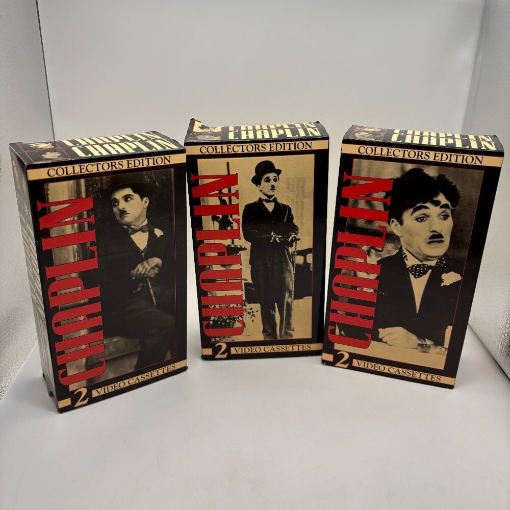 Charlie Chaplin Collector's Edition Video Cassettes Volumes 5-10